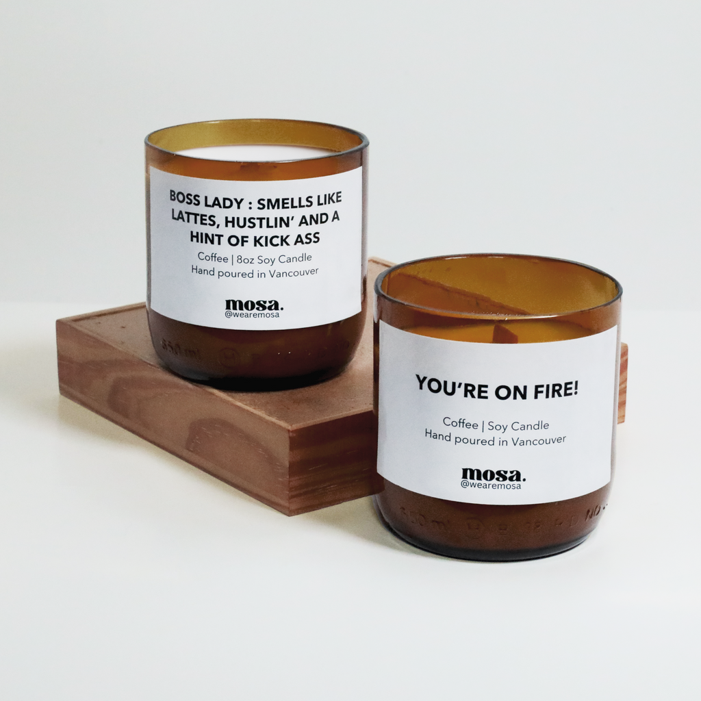 Boss Lady - Coffee Scented Soy Candle