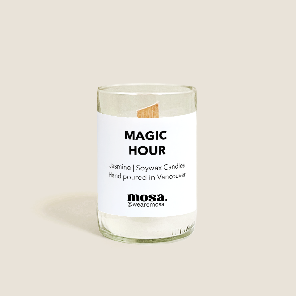 Magic Hour - Jasmine Essential Oil Scented Soy Candle