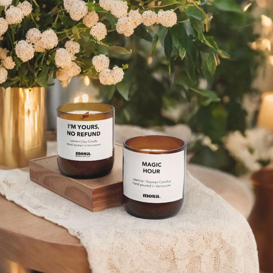 Magic Hour - Jasmine Essential Oil Scented Soy Candle